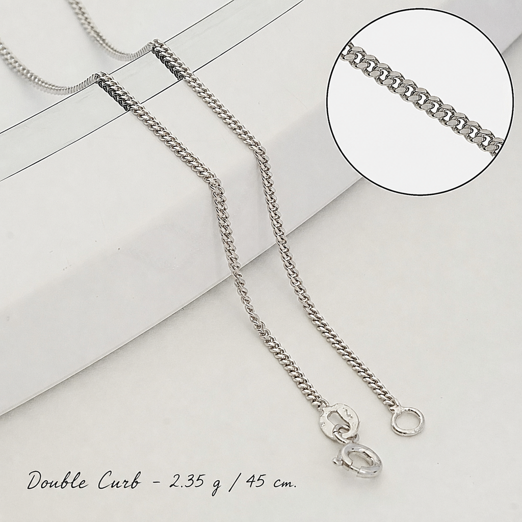 Damenkette aus 925er Silber – Halskette im Vintage-Stil