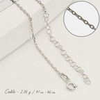 Damenkette aus 925er Silber – Halskette im Vintage-Stil