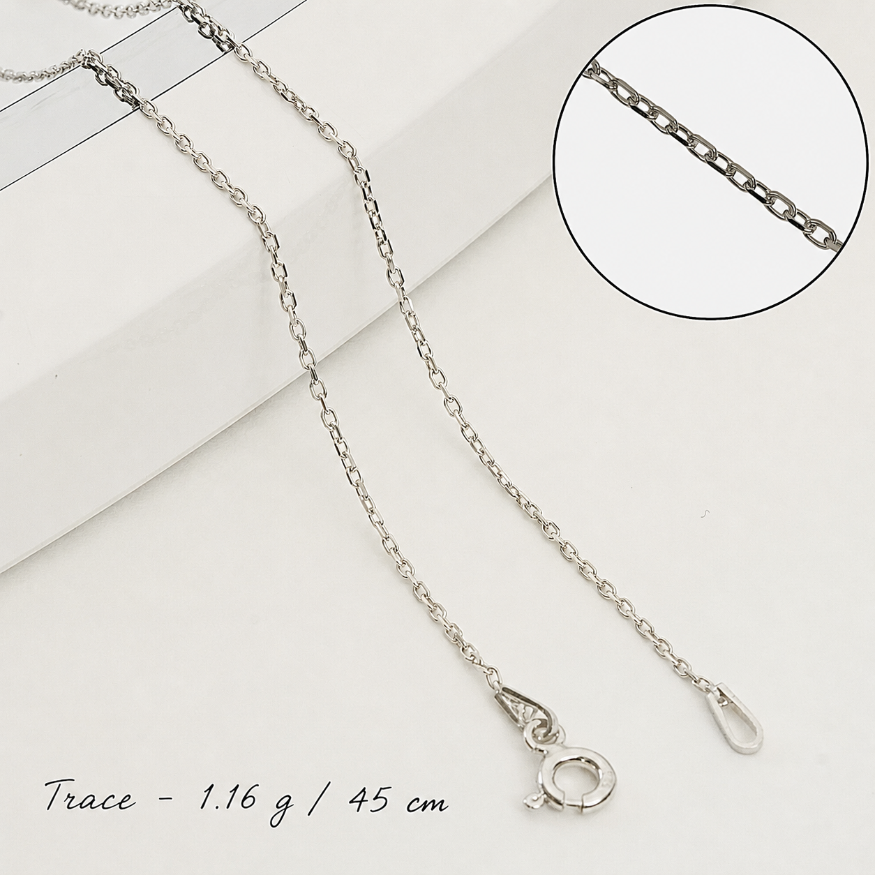 Damenkette aus 925er Silber – Halskette im Vintage-Stil