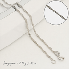 Damenkette aus 925er Silber – Halskette im Vintage-Stil