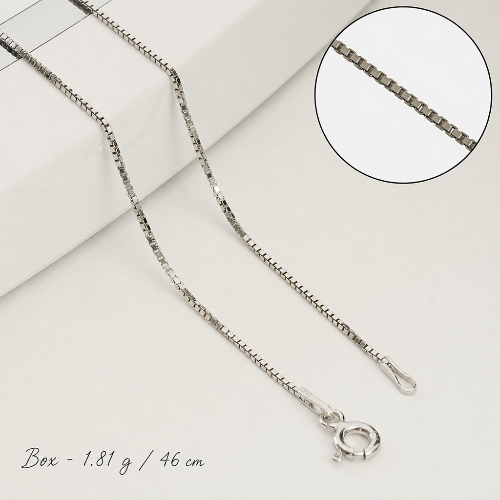 Damenkette aus 925er Silber – Halskette im Vintage-Stil