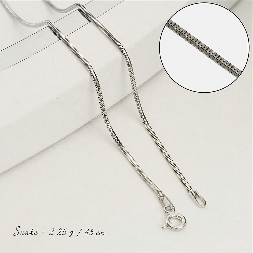 Damenkette aus 925er Silber – Halskette im Vintage-Stil