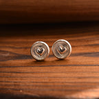Herz-Mini-Ohrstecker aus 925er Silber – kleine Boho-Ohrringe als Symbol der Liebe | Art Diva