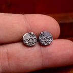 „Morgenbrise am Meer“-Ohrringe mit Sonne und Wellen aus 925er Silber – teilweise oxidiert im Boho-Stil | Art Diva