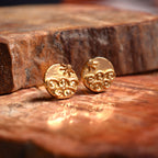 „Meeresbrise“-Ohrringe mit Sonne und Wellen aus vergoldetem 925er Silber – Schmuck im Boho-Stil | Art Diva