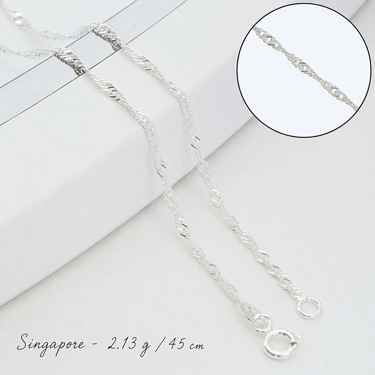 Damenkette aus 925er Silber – klassische Halskette