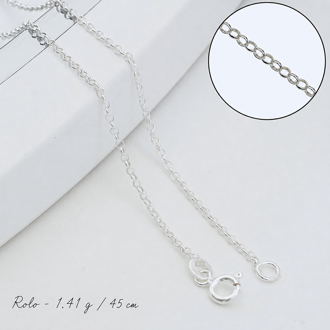 Damenkette aus 925er Silber – klassische Halskette