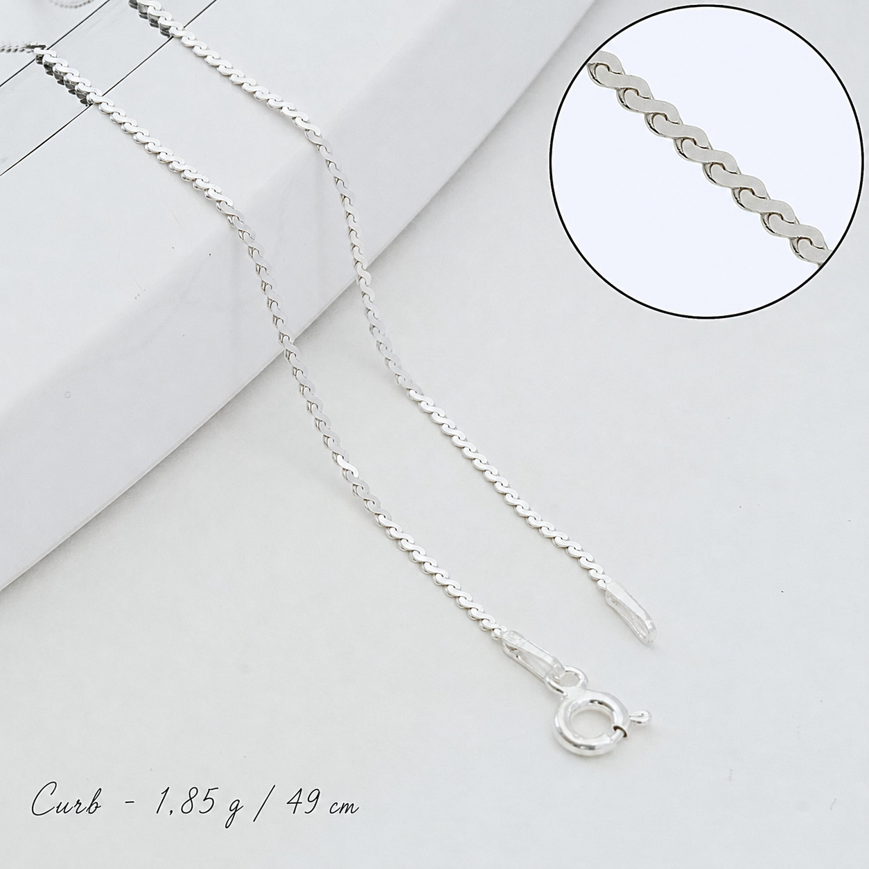 Damenkette aus 925er Silber – klassische Halskette