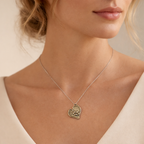 Herz-Anhänger mit Pfote aus 925er Silber – Talisman für Treue und Tierliebe, Schmuckstück im Boho- und rustikalen Stil für Hunde- und Katzenliebhaber | Art Diva