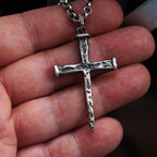 Kreuz-Anhänger für Herren aus 925er Silber – Symbol des Glaubens, handgefertigt im Boho- und rustikalen Stil | Art Diva