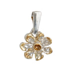 925er Silberanhänger „Blume“ – handgefertigter Boho-Talisman für Harmonie, skulpturales Schmuckstück und Geschenk für Mutter, Tochter oder Freundin | Art Diva