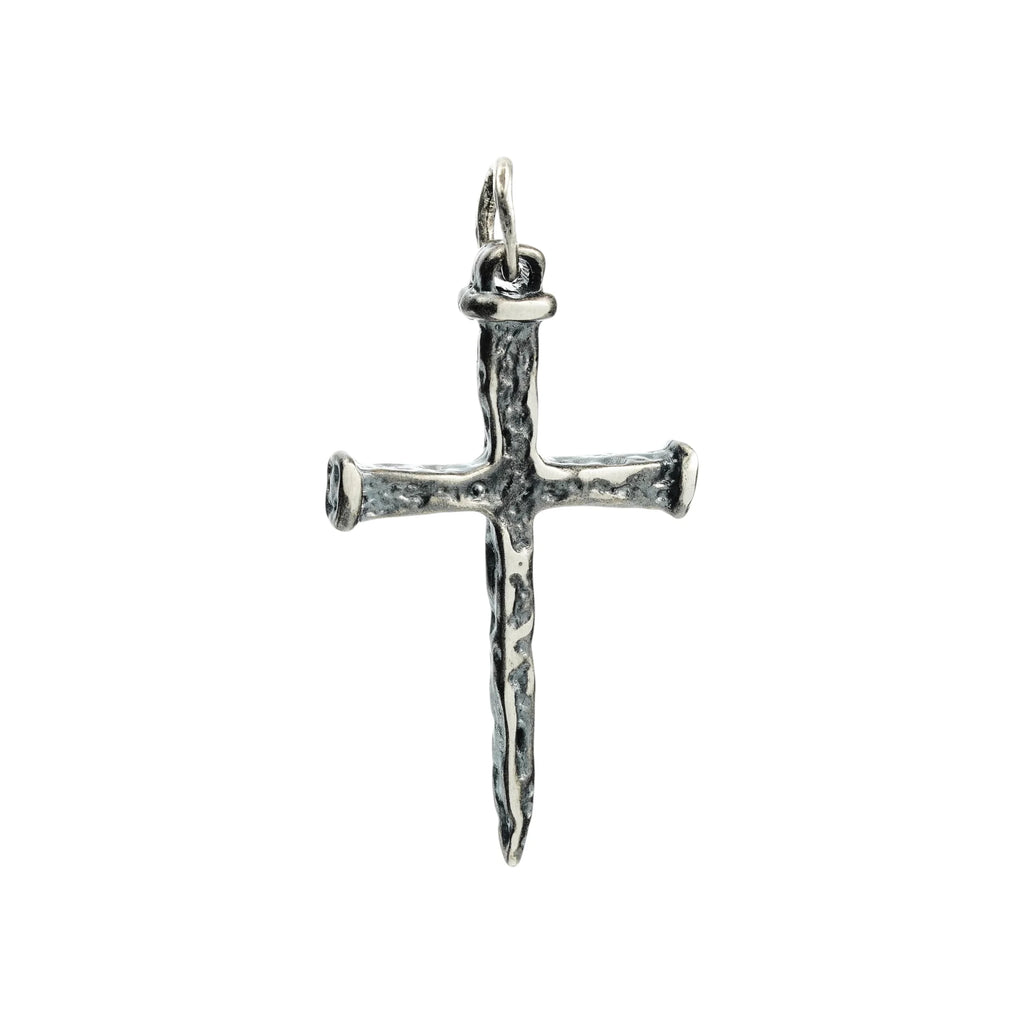 Kreuz-Anhänger für Herren aus 925er Silber – Symbol des Glaubens, handgefertigt im Boho- und rustikalen Stil | Art Diva