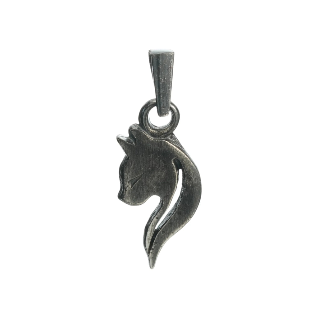„Katze“ – oxidierter Anhänger aus 925er Silber, Talisman für Intuition, Anmut und Schutz, Schmuckstück im Boho- und rustikalen Stil für Katzenliebhaber | Art Diva