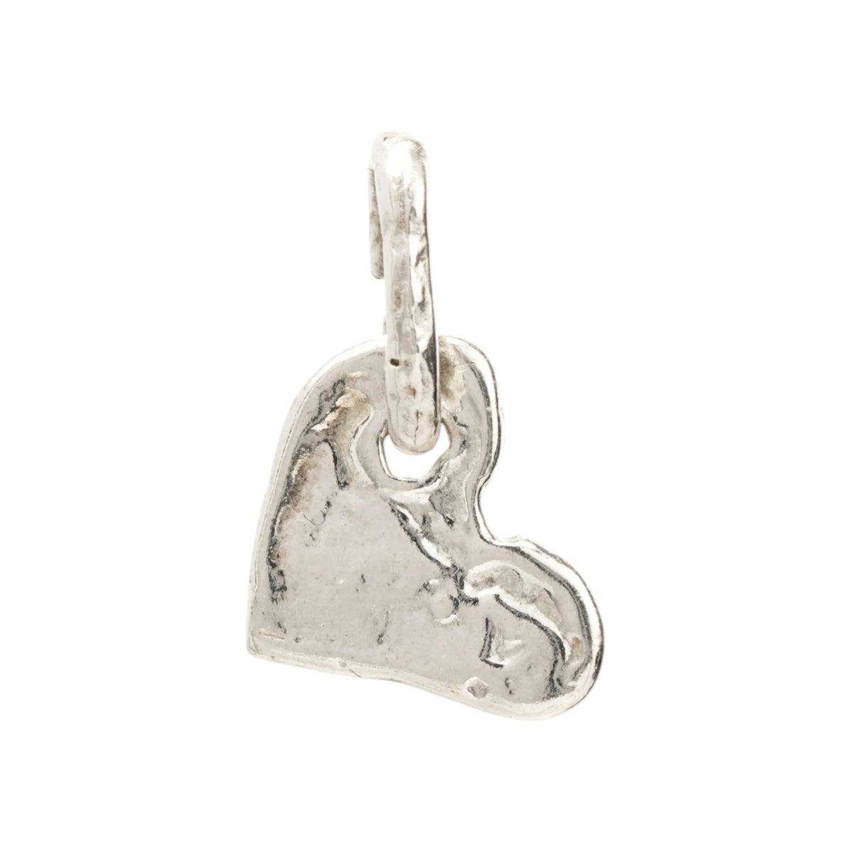 Herz-Anhänger aus 925er Silber – Talisman für Liebe und Verbundenheit, handgefertigt im Boho- und rustikalen Stil | Art Diva