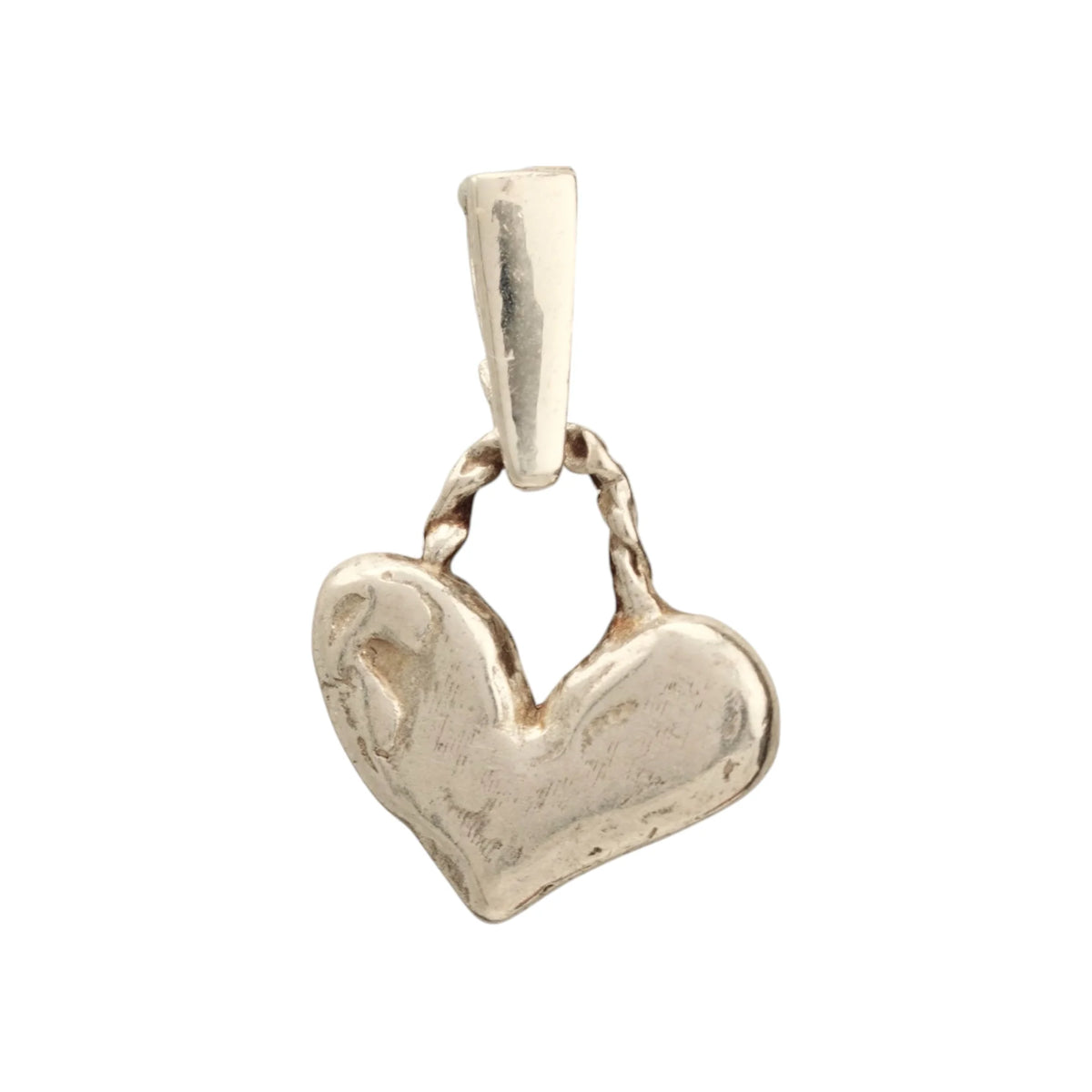 Kleines Herz – Anhänger aus 925er Silber | Talisman für Liebe & Verbundenheit | Art Diva
