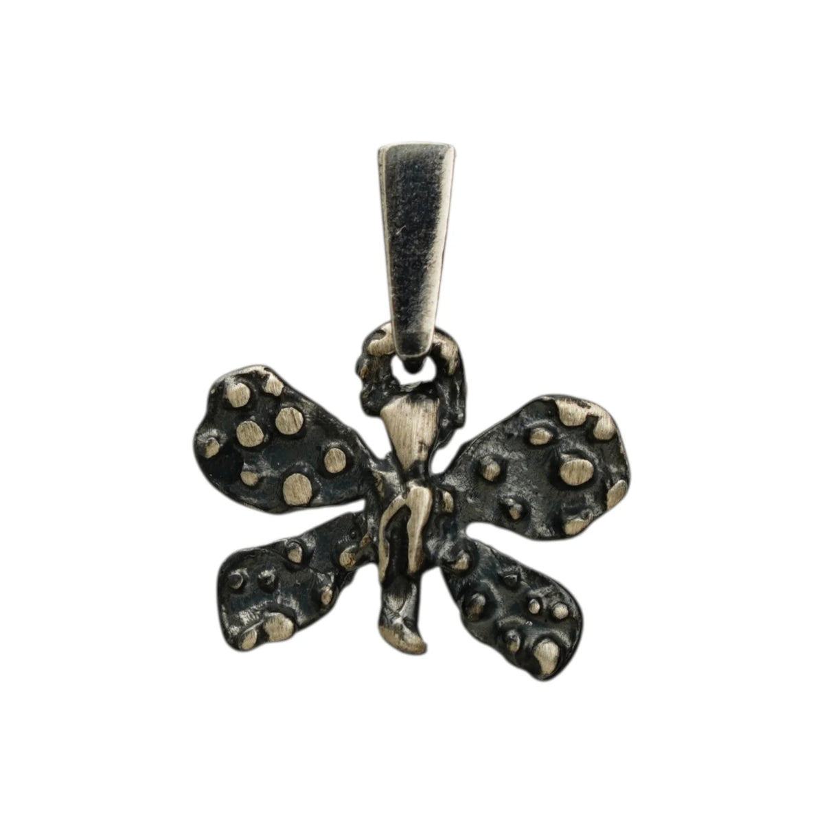 925er Silberanhänger „Kleiner Schmetterling“ – handgefertigter Boho-Talisman für Wandel und Leichtigkeit, skulpturales Schmuckstück und Geschenk für Mutter, Tochter oder Freundin | Art Diva