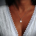 925er Silberanhänger „Stern“ – handgefertigter Boho-Talisman für Hoffnung, skulpturales Schmuckstück und Geschenk für Mutter, Tochter oder Freundin | Art Diva