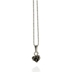 Herzanhänger aus 925er Silber – handgefertigter Liebestalisman und Skulpturenschmuck im Boho-Stil, ideales Geschenk für Mutter, Tochter oder Freundin | Art Diva