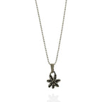 Edelweiß-Anhänger aus 925er Silber – handgefertigter Boho-Talisman für reine Liebe und Treue, skulpturales Schmuckstück und Geschenk für Mutter, Tochter oder Freundin | Art Diva