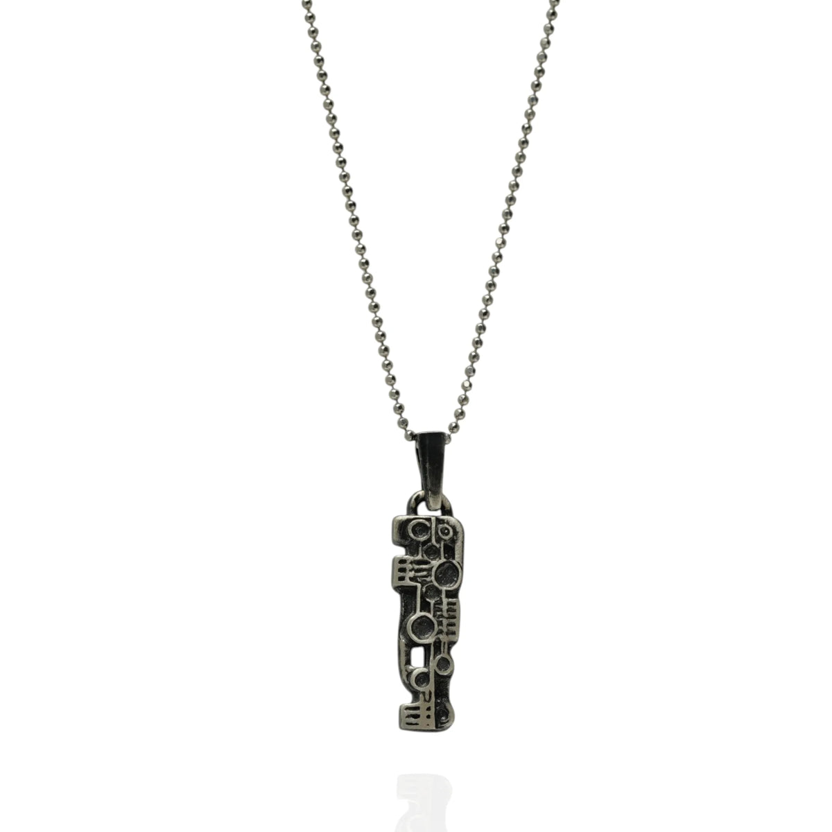 „Puls“ – handgefertigter Anhänger aus 925er Silber, künstlerischer Skulpturenschmuck für Kraft und Rhythmus im Boho- und rustikalen Stil | Art Diva