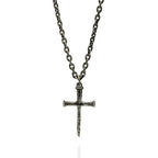 Kreuz-Anhänger für Herren aus 925er Silber – Symbol des Glaubens, handgefertigt im Boho- und rustikalen Stil | Art Diva