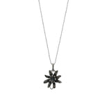 925er Silberelement „Edelweißblüte“ – handgefertigter Boho-Talisman für Harmonie, skulpturales Schmuckstück und Geschenk für Mutter, Tochter oder Freundin | Art Diva