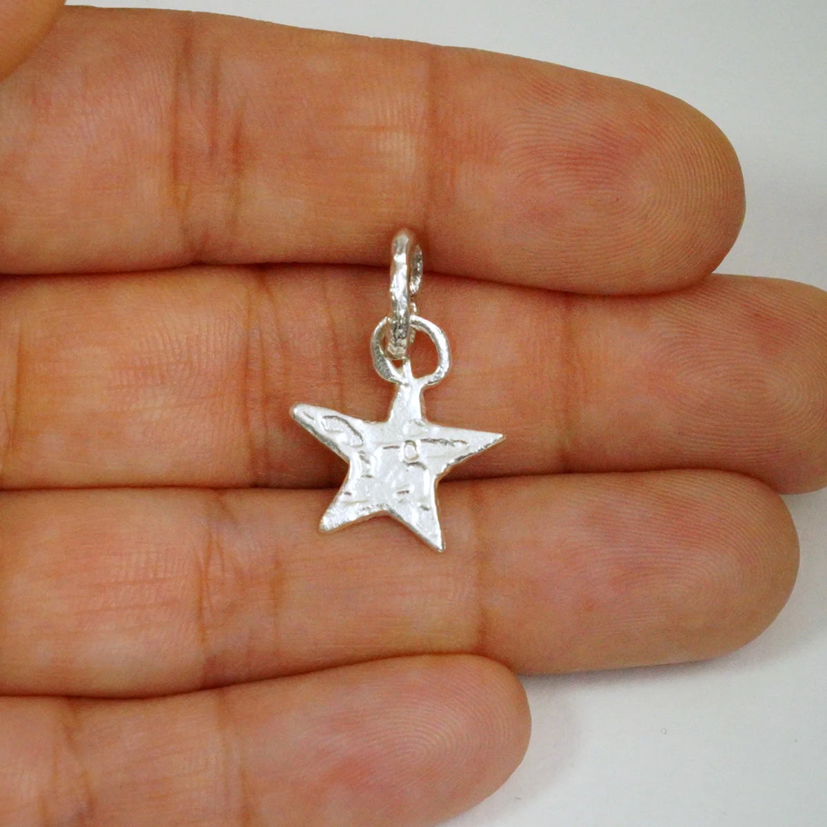 925er Silberanhänger „Stern“ – handgefertigter Boho-Talisman für Hoffnung, skulpturales Schmuckstück und Geschenk für Mutter, Tochter oder Freundin | Art Diva