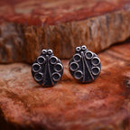„Marienkäfer“-Mini-Ohrstecker aus 925er Silber – teilweise oxidiert im Vintage-Stil | Art Diva