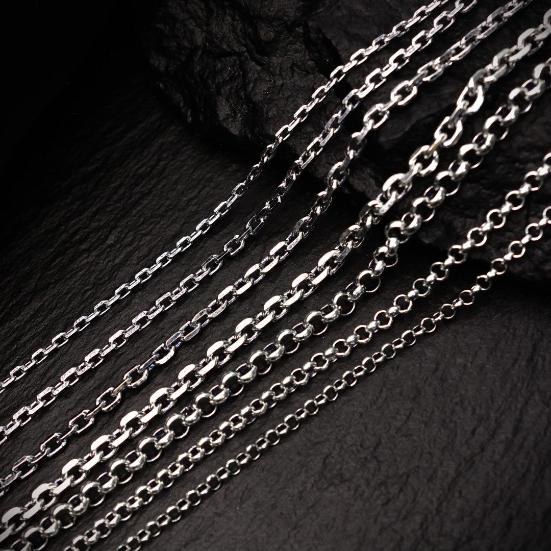 Herren-Silberkette aus 925er Silber – massive Kette im Vintage-Stil | Art Diva