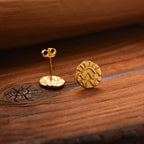 „Meeresaufgang“-Ohrringe aus vergoldetem 925er Silber – minimalistischer Schmuck im Boho-Stil | Art Diva