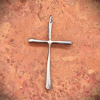 Großer langer Kreuz-Anhänger für Herren aus 925er Silber – Symbol für Glauben, Stärke und Schutz | Art Diva