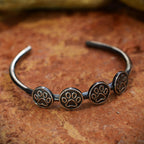 Pfoten-Armband aus 925er Silber – handgefertigter, verstellbarer Schmuck für Hunde- und Katzenliebhaber | Art Diva