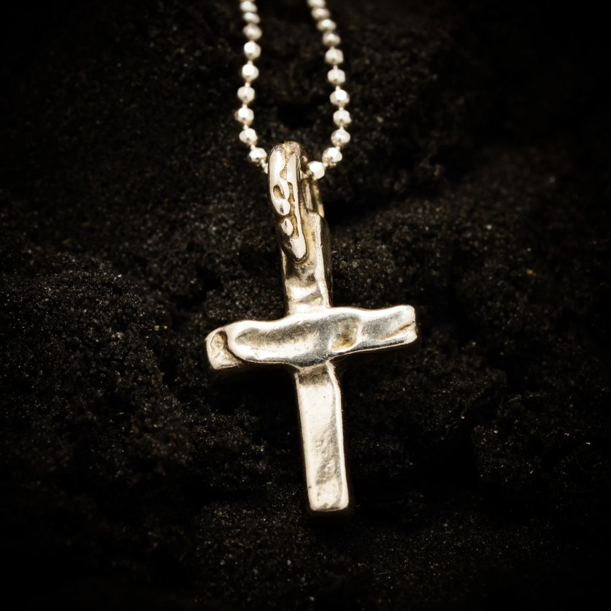 Kreuz-Anhänger aus 925er Silber – minimalistisches, handgefertigtes Design | Art Diva