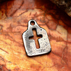 Kreuz-Anhänger für Herren aus 925er Silber – oxidiertes Schmuckstück | Art Diva