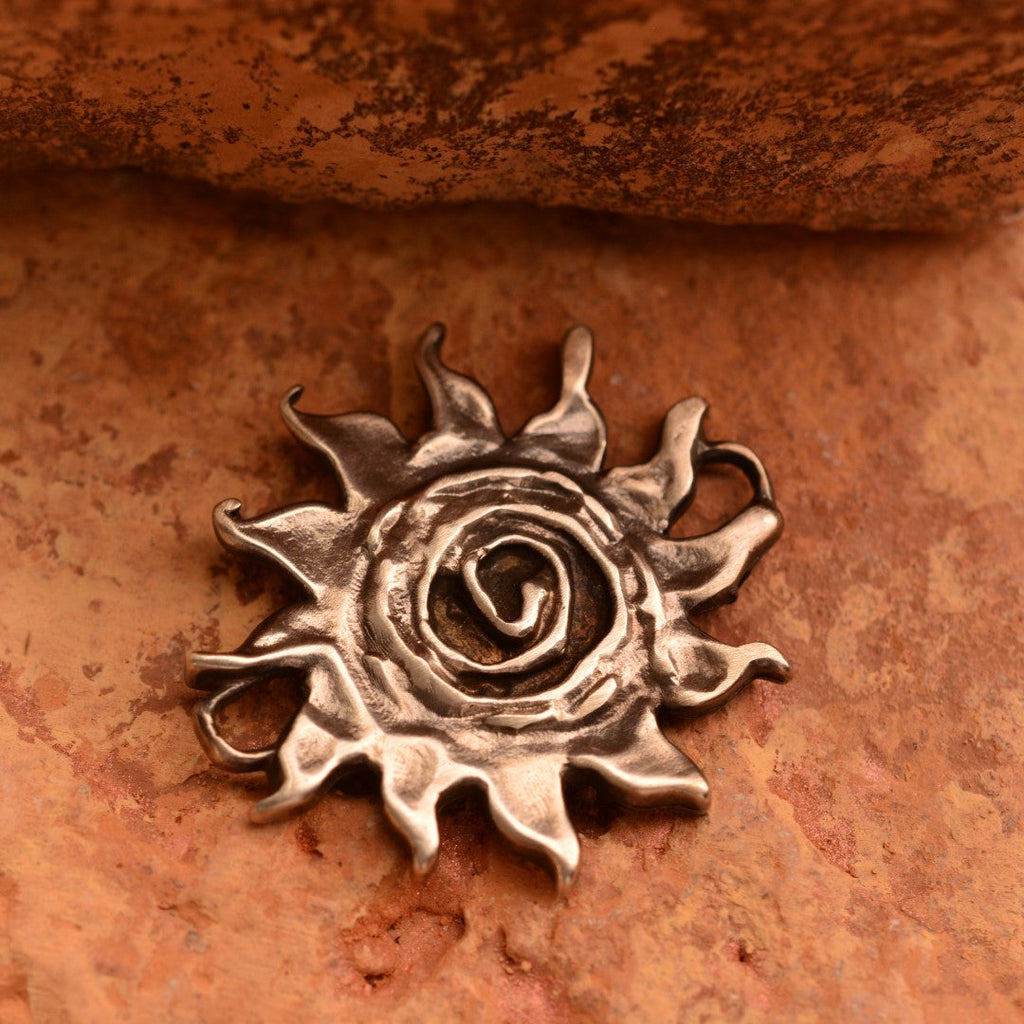 „Sonne des Lebens“-Schmuckelement aus 925er Silber – handgefertigt für Armband oder Halskette | Art Diva