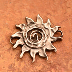 „Sonne des Lebens“-Schmuckelement aus 925er Silber – handgefertigt für Armband oder Halskette | Art Diva