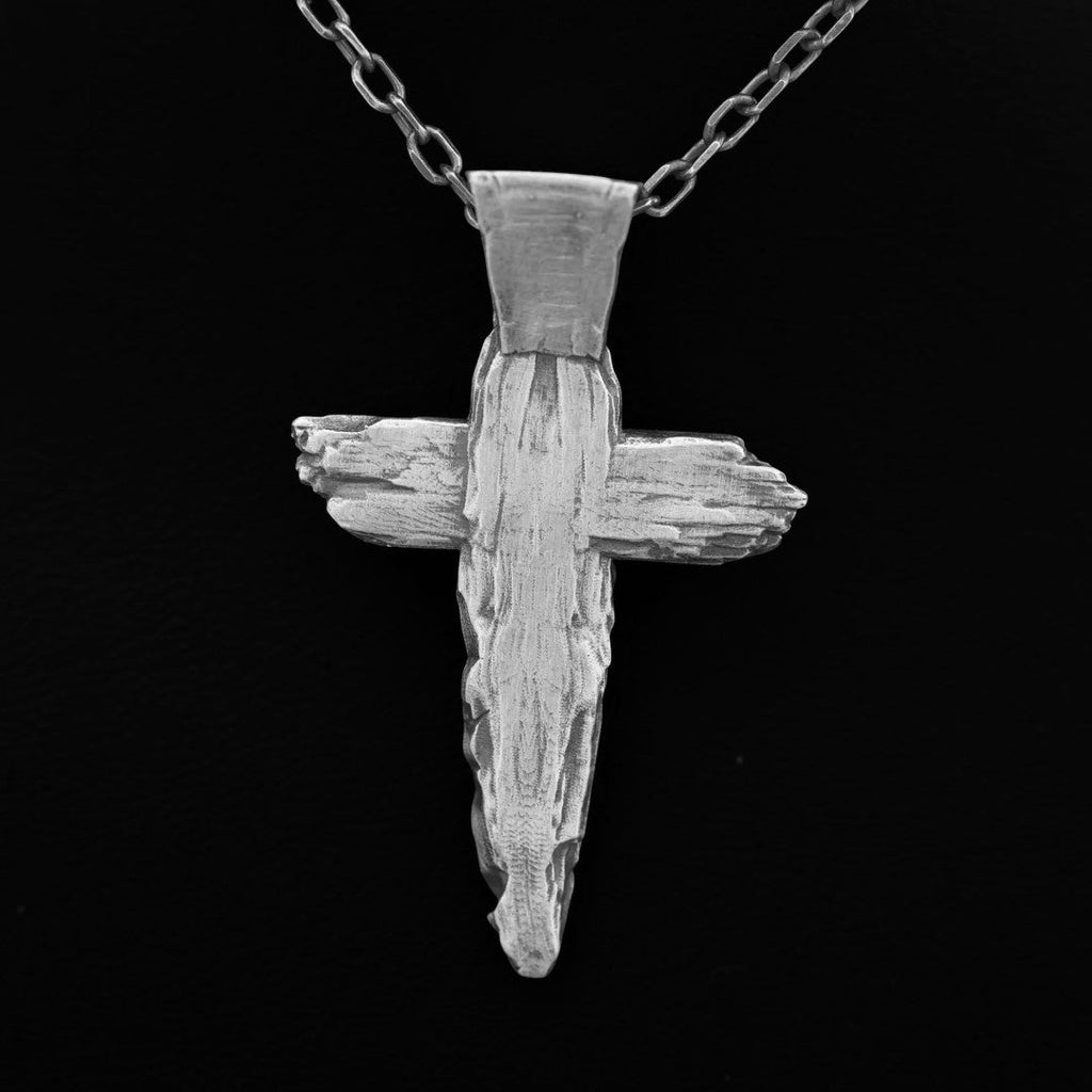 Jesus-Christus-Kreuz aus 925er Sterlingsilber – handgefertigter religiöser Anhänger als Symbol für Glauben und Schutz | Art Diva