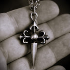 „Großes Ornamentkreuz“-Anhänger für Herren aus 925er Silber – kunstvolles Design, Symbol für spirituelle Stärke und Schutz | Art Diva