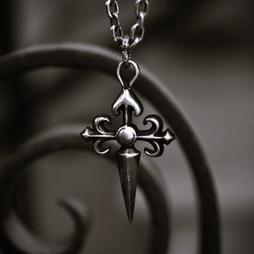 „Großes Ornamentkreuz“-Anhänger für Herren aus 925er Silber – kunstvolles Design, Symbol für spirituelle Stärke und Schutz | Art Diva