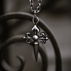„Großes Ornamentkreuz“-Anhänger für Herren aus 925er Silber – kunstvolles Design, Symbol für spirituelle Stärke und Schutz | Art Diva