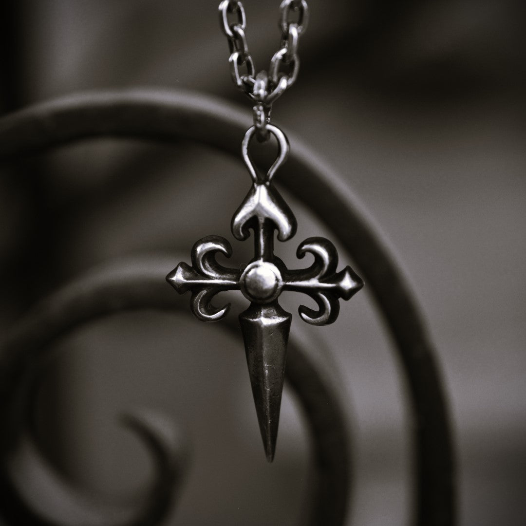 „Großes Ornamentkreuz“-Anhänger für Herren aus 925er Silber – kunstvolles Design, Symbol für spirituelle Stärke und Schutz | Art Diva