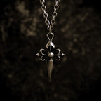 „Großes Ornamentkreuz“-Anhänger für Herren aus 925er Silber – kunstvolles Design, Symbol für spirituelle Stärke und Schutz | Art Diva