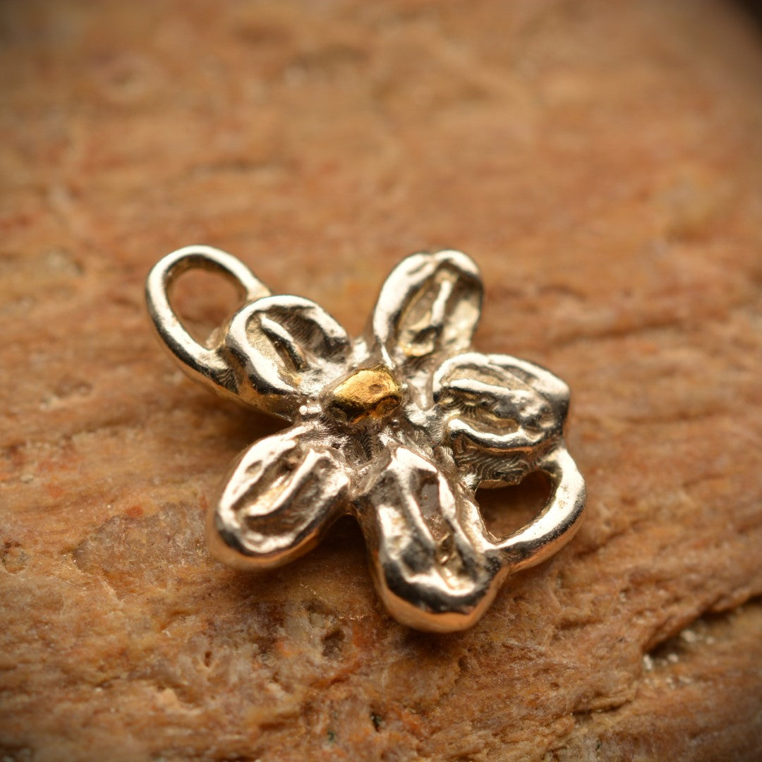 925er Silberanhänger Blume – Boho-Talisman für Harmonie | Art Diva
