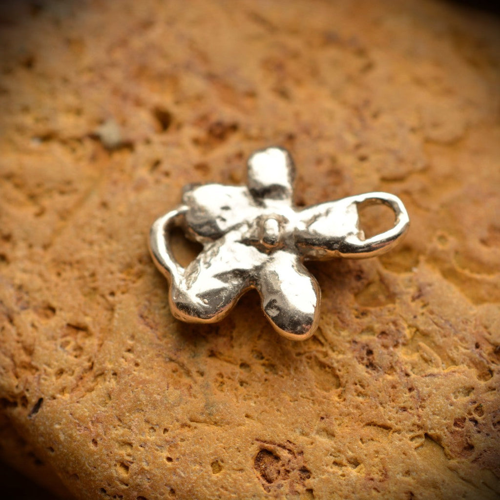 925er Silberanhänger Blume – Boho-Talisman für Harmonie | Art Diva
