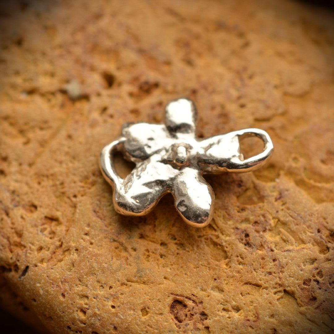 925er Silberanhänger Blume – Boho-Talisman für Harmonie | Art Diva