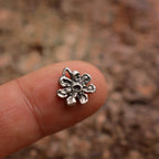 925er Silberanhänger „Blume“ – handgefertigter Boho-Talisman für Harmonie, skulpturales Schmuckstück und Geschenk für Mutter, Tochter oder Freundin | Art Diva
