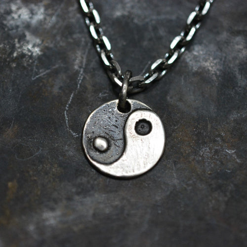 „Yin und Yang“-Anhänger für Herren aus 925er Silber – Symbol für Gleichgewicht und Harmonie | Art Diva