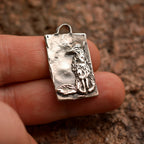 925er Silberanhänger „Fuchs“ – handgefertigter Boho-Talisman für Hoffnung, skulpturales Schmuckstück und Geschenk für Mutter, Tochter oder Freundin | Art Diva