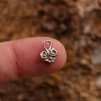 Herzanhänger aus 925er Silber – handgefertigter Liebestalisman und Skulpturenschmuck im Boho-Stil, ideales Geschenk für Mutter, Tochter oder Freundin | Art Diva