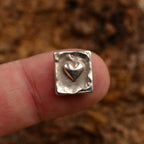 „Herz“ – handgefertigter Anhänger aus 925er Silber, Talisman für Liebe und Schutz im Boho- und rustikalen Stil | Art Diva